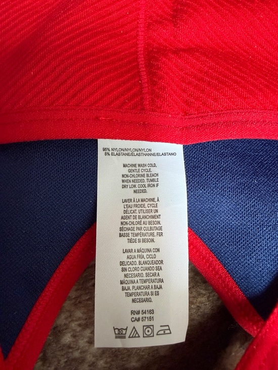 Tommy Hilfiger Bright Red Crisscross Bralette - Picture 4 of 5